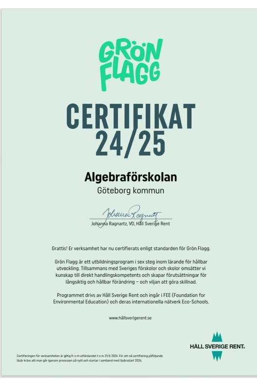 Grön Flagg-certifiering