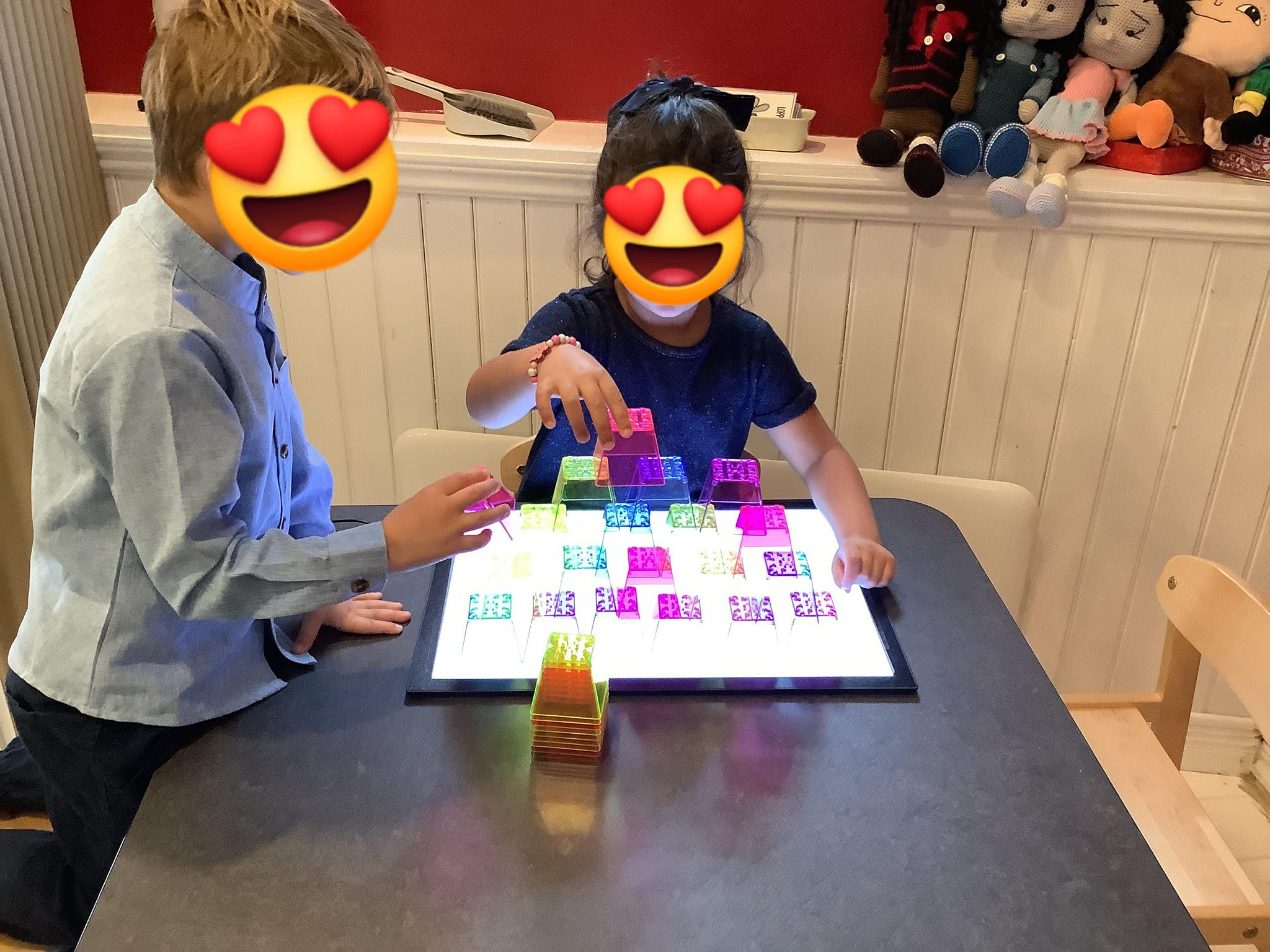 Barn i lärande situationer.