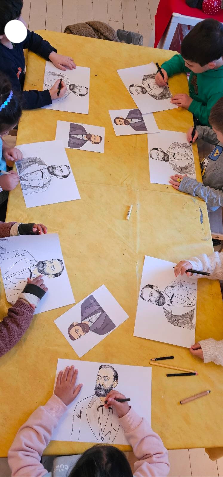 Historien om Alfred Nobel: En Vecka av Lärande och Experiment